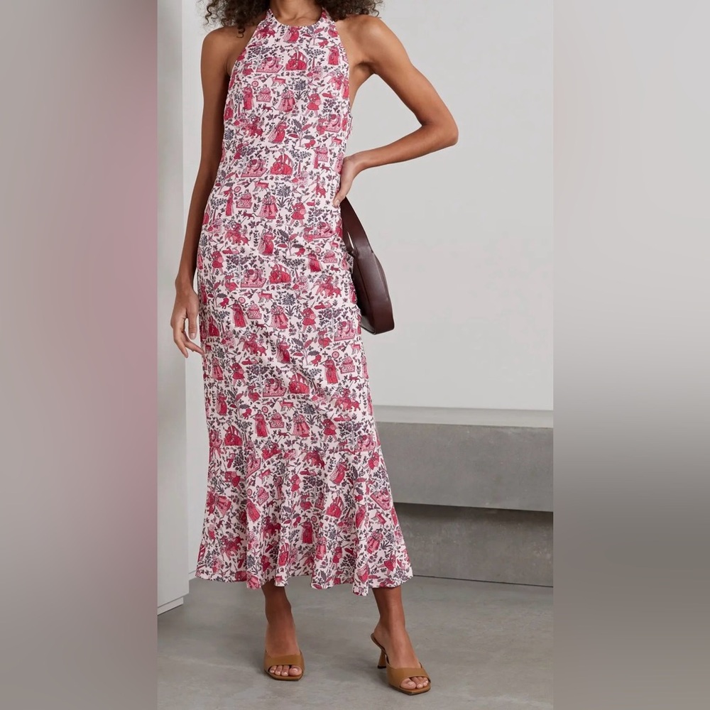 NWOT Rhode Halter Maxi Dress